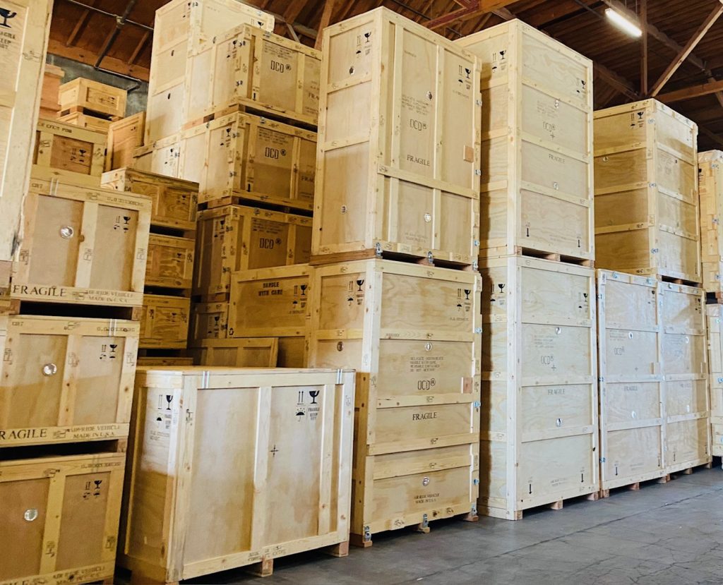 Our Work packaging and crating