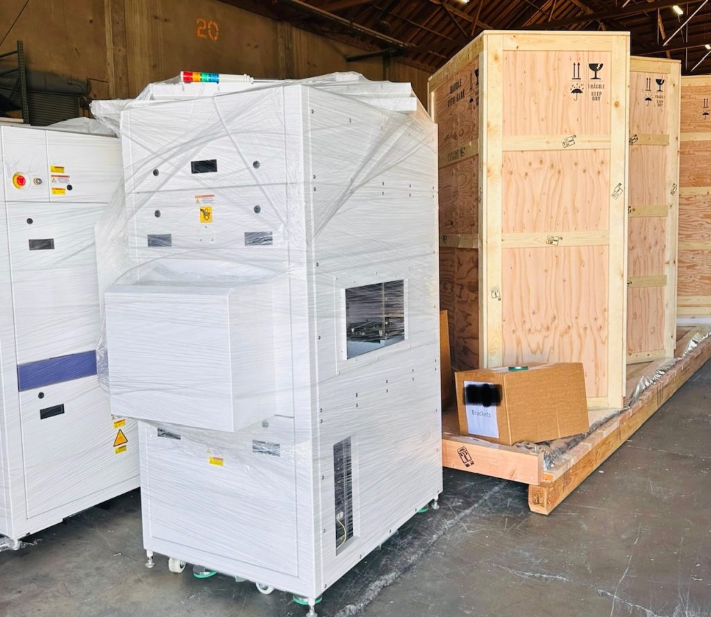 Our Work packaging and crating