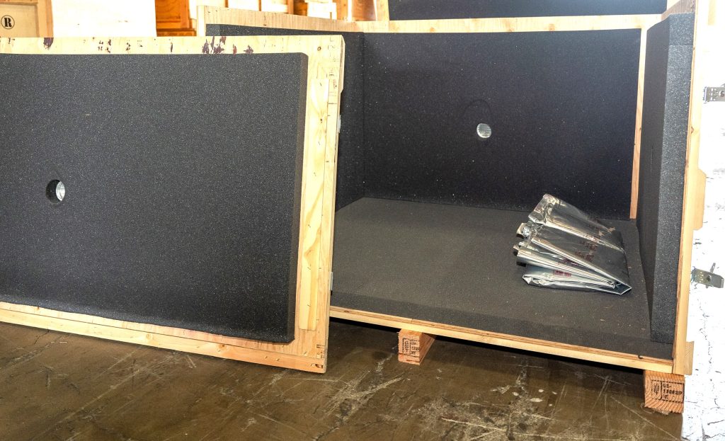 Our Work packaging and crating