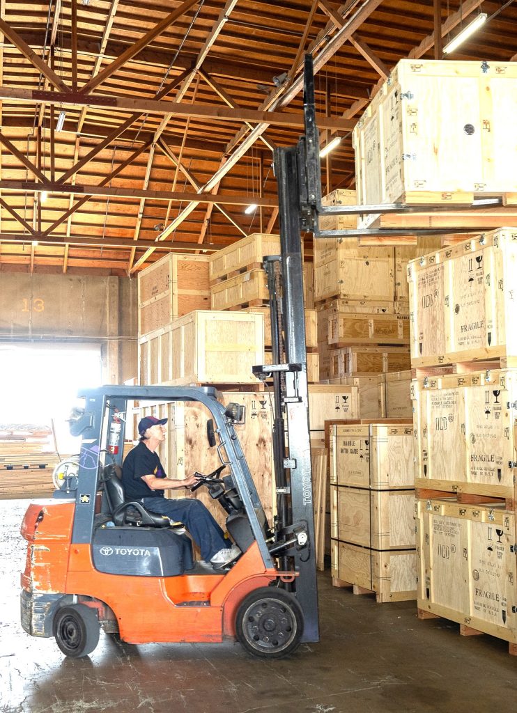 Our Work packaging and crating